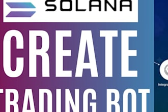 develop a pumpfun trading bot, solana bot, raydium volume bot, copy trading bot