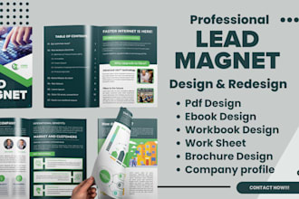 design PDF lead magnet, checkist, lead magnet, ebook design, freebies