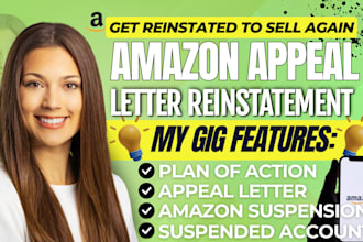 write amazon appeal letter suspended suspension reinstatement