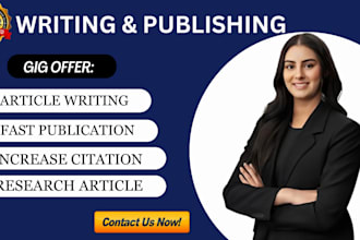 write and publish article in google scholar peer reviewed indexed journal