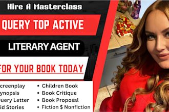 find top literary agents for your book manuscript, write synopsis, query letter