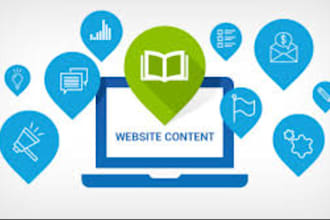 write website content as your copywriter