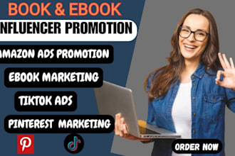 do viral book or ebook promotion with amazon ads facebook ads tiktok booktok