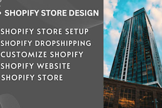 design and set up a profitable shopify store your business
