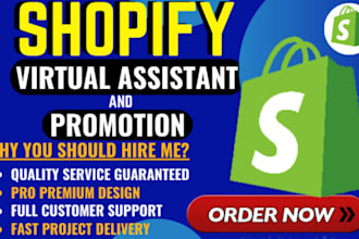 be your shopify virtual assistant shopify store manager shopify website design