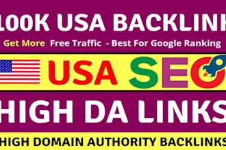 create 500 high authority SEO link building service da90 USA backlinks