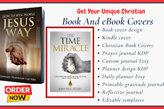 design christian amazon kdp book cover, kindle cover, amazon KDP cover