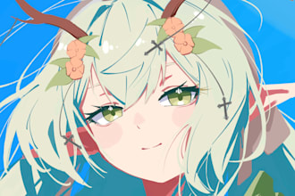 custom character pfp icon in my style