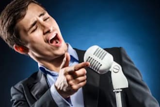 be your male songwriter singer, vocalist pop track for record label