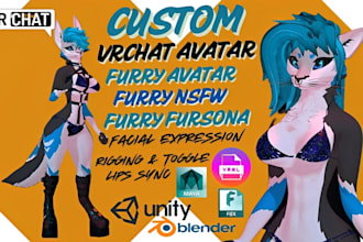 do vrchat avatar furry avatar vr character vrc avatar anime furry nsfw fursona