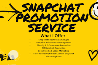 do shoutout snapchat account promotion to get followers