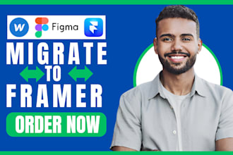 design framer landing page website figma to framer migrate webflow to framer
