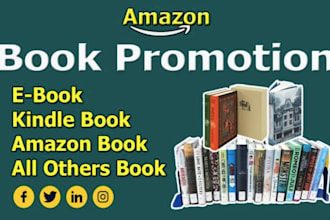 promote romance or fiction book, amazon kindle book, kdp marketing