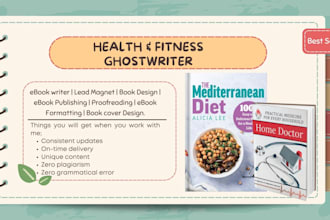 write health and fitness ebook, lead magnet, guide book, weight loss ebook, yoga