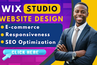 design wix website design, redesign wix website using wix studio, wix
