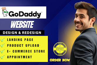 design godaddy website, redesign godaddy website, ecommerce website design