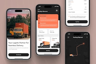 build logistics app, trucking, dispatch, freight broker, cargo app, tracking app