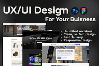 create uxui website layout design