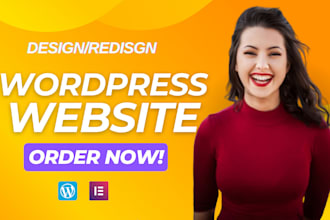 build, revamp, create wordpress website design, redesign website development