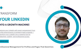 professionally manage your linkedin profile or business page