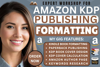 publish on amazon kindle paperback book formatting amazon KDP book publishing
