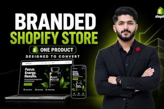 build a branded one product shopify dropshipping store