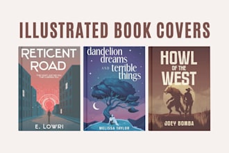 make a professional thriller or mystery ebook cover design