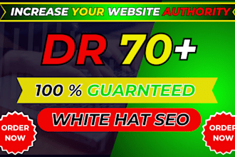 boost your domain rating to 70 plus with premium backlinks