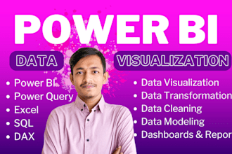 be your power bi expert for dashboards, reports and dax