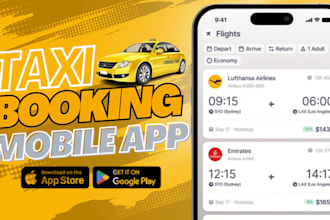 develop taxi booking app ola uber lyft clone android and ios