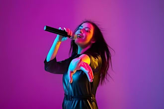 be your female rapper, female vocalist podcast jingle, rock pop