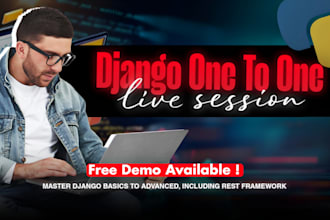 teach django python one on one beginner to advanced