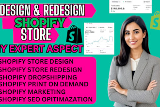 create automated shopify dropshipping website design on shineon autods cj dsers