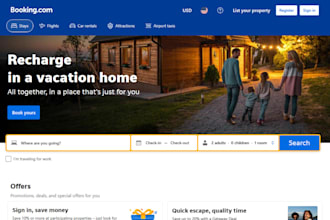 vacation rental, airbnb website, hotel website, lodgify, hostaway, guesty