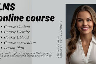 create lms, learndash online course content course curriculum ppt course video