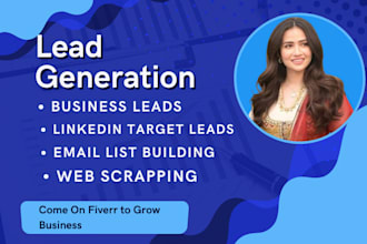 do b2b lead generation linkedin sales navigator email list building lead gen