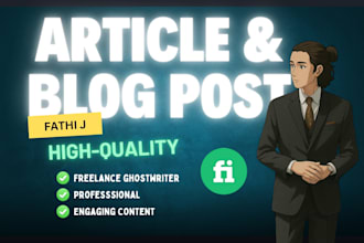write high quality articles and blog posts