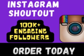 do effective instagram shoutout and promotion