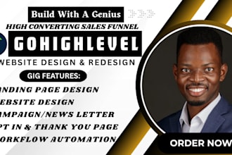 create sales funnel in clickfunnel, systeme io, website gohighlevel landing page