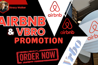 do airbnb promotion, vrbo marketing, property listing boost bookings