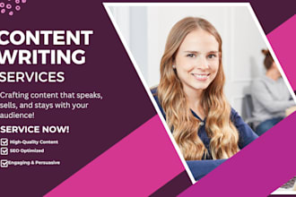 seo article writing, blog post writing and content writing
