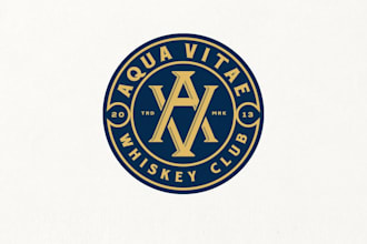 design unique whiskey club logo