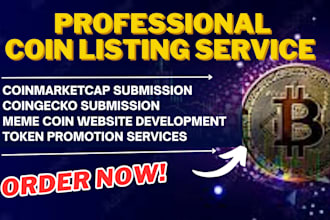 do token listing, ico listing, meme coin on coinmarketcap, coingecko ico website