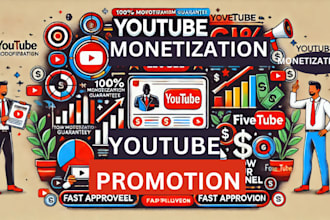 organic youtube channel promotion, channel monetization, channel shoutout
