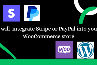 integrate stripe or paypal into your woocommerce store on your wordpress website