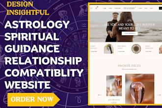 design astrology website spiritual website compatibility website