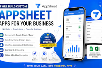 build custom appsheet apps to automate your business processes