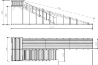 structural foundation and framing plans for wood, steel and concrete buildings