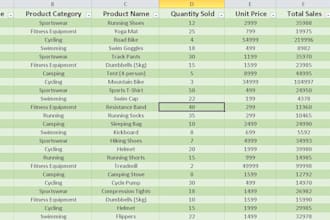 clean, format, merge, split excel data