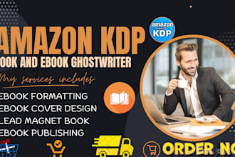format, publish, promote your book on amazon and kindle KDP